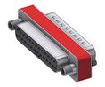 D-Sub Filter-Adapter, D-Sub 25-Pin Plug - D-Sub 25-Pin Socket